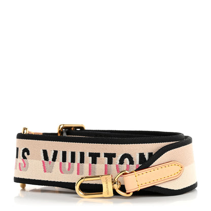 Louis Vuitton Jacquard Diane Shoulder Strap Black 1 of 6