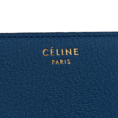 Celine Goatskin Medium Classic Box Flap Bag Deepsea 6 of 14