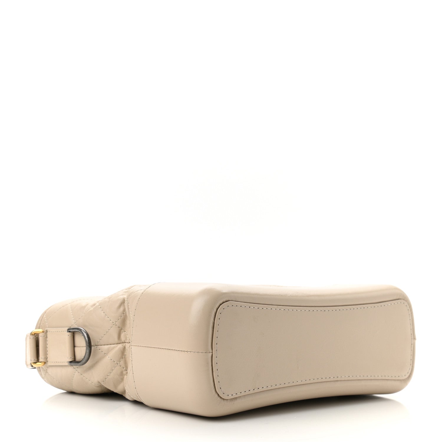 Chanel Aged Calfskin Quilted Medium Gabrielle Hobo Beige 4 of 13