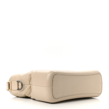 Chanel Aged Calfskin Quilted Medium Gabrielle Hobo Beige 4 of 13