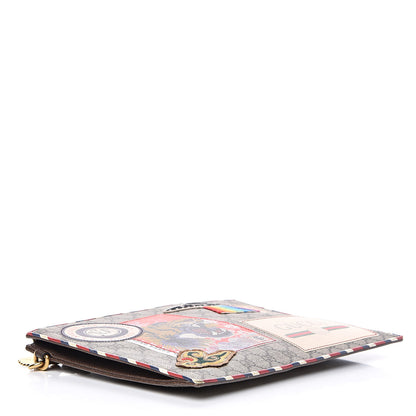 Gucci GG Supreme Monogram Courrier Documents Holder Beige New Acero 4 of 13