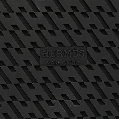 Hermes Suede Goatskin Womens Chypre Sandals 40 Rose Bois De Santal Rouge De Turin 6 of 8