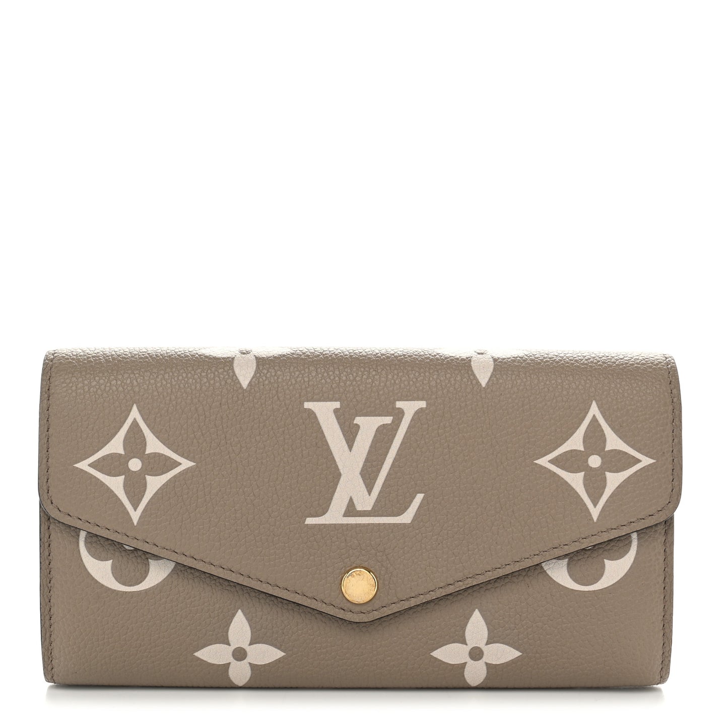 Empreinte Monogram Giant Sarah Wallet Tourterelle Creme