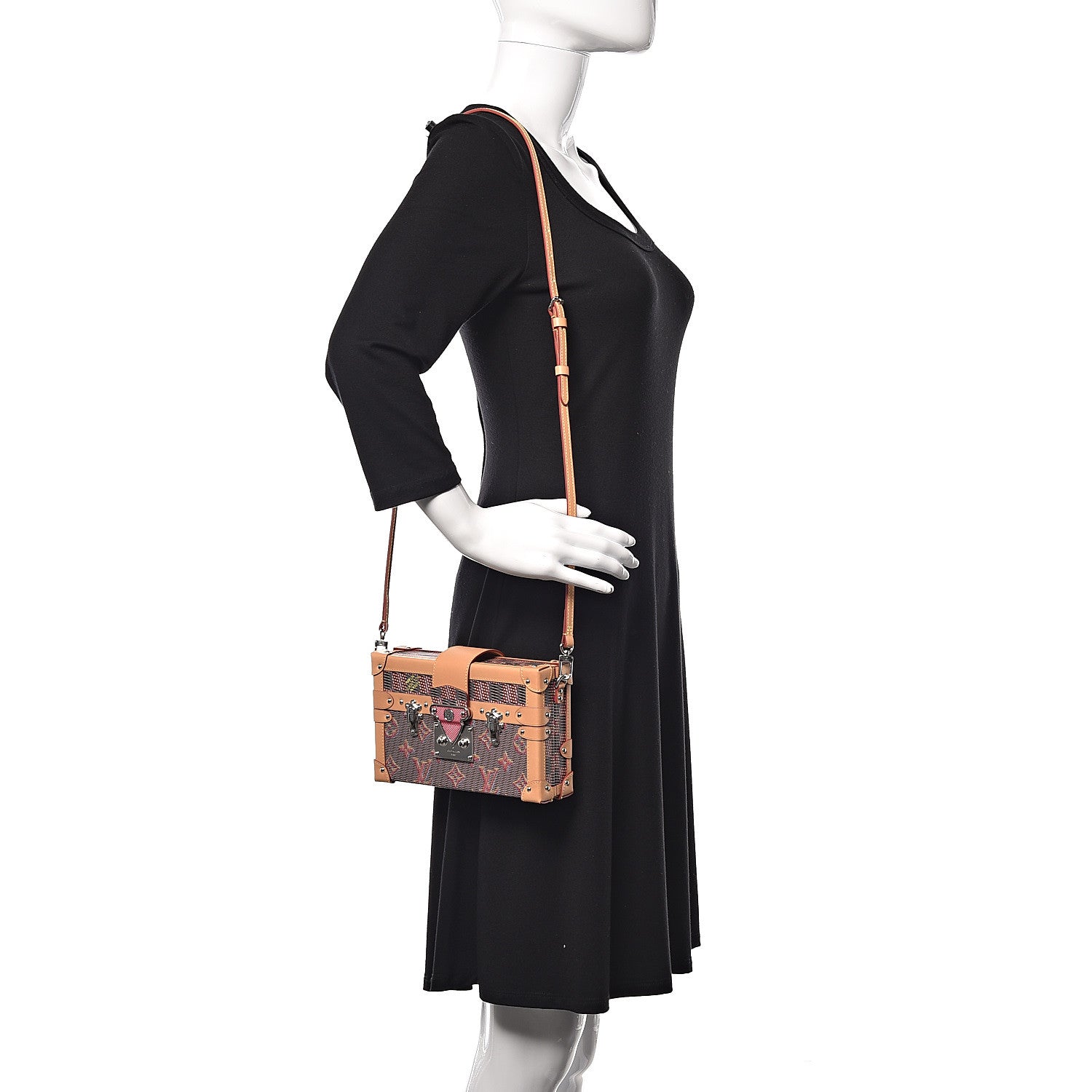 Louis Vuitton Monogram LV Pop Petite Malle Rose 2 of 15