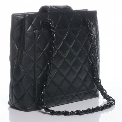 Chanel Lambskin Shoulder Bag w Resin Chain Black 3 of 8