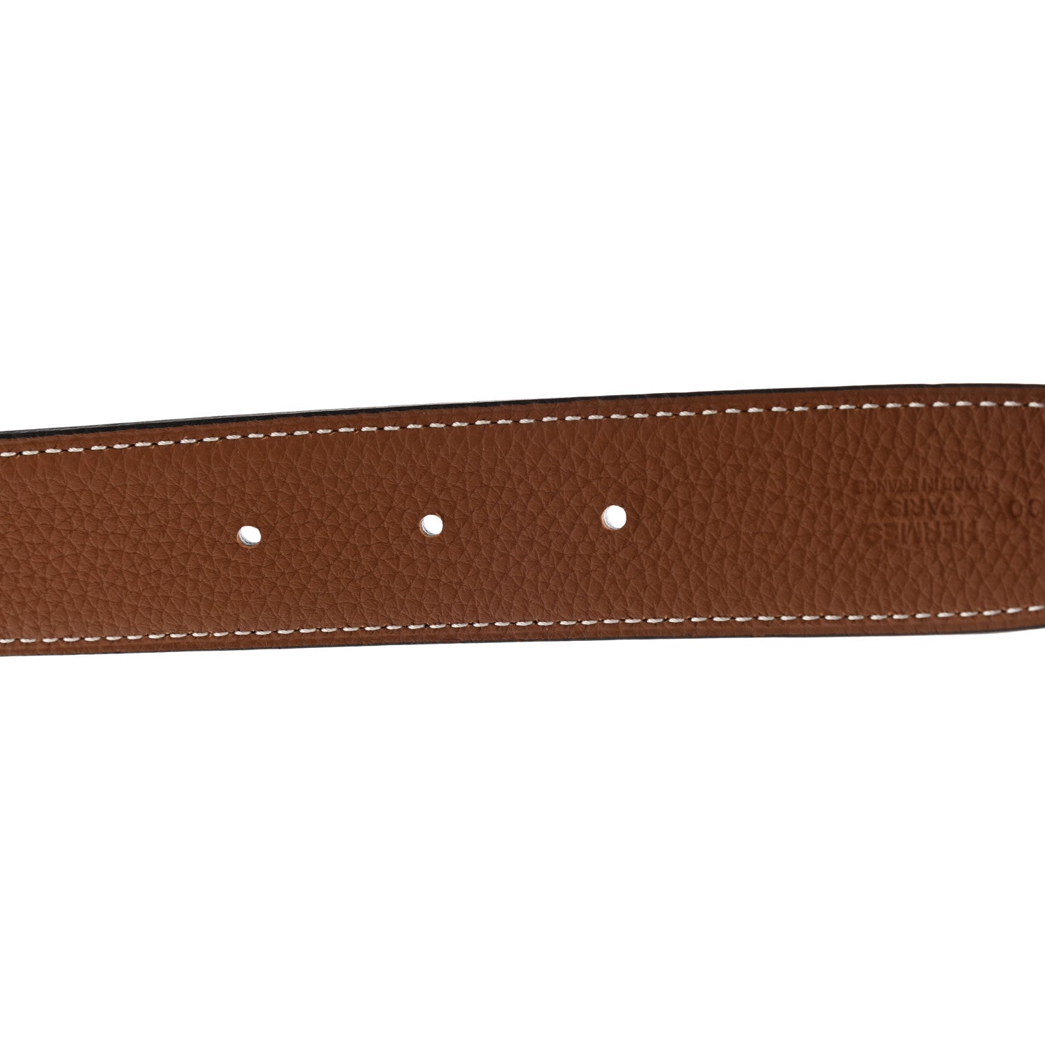 Hermes Box Togo 32mm Guilloche H Belt 90 Black Gold 4 of 6