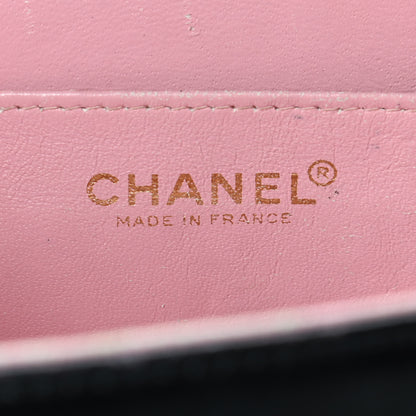 Chanel Lambskin Chocolate Bar Accordion Mademoiselle Black 7 of 10