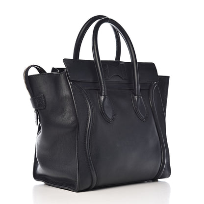 Celine Smooth Calfskin Mini Luggage Ink 3 of 16