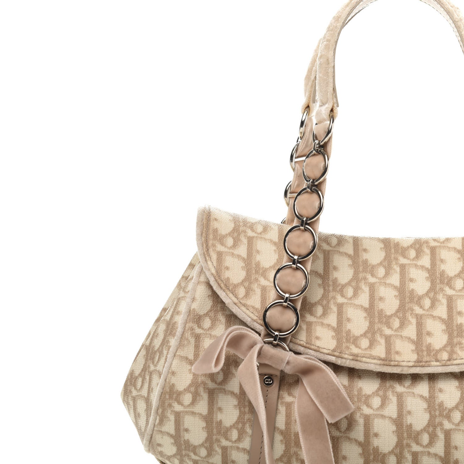 Christian Dior Monogram Romantique Trotter Bag Rose 11 of 15