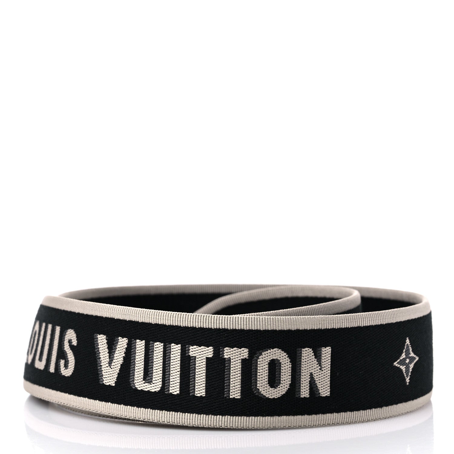 Louis Vuitton Jacquard Diane Shoulder Strap Black Ivory 2 of 3
