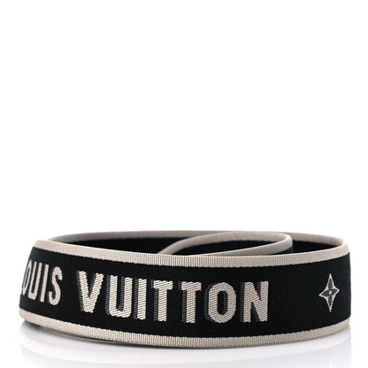 Louis Vuitton Jacquard Diane Shoulder Strap Black Ivory 2 of 3