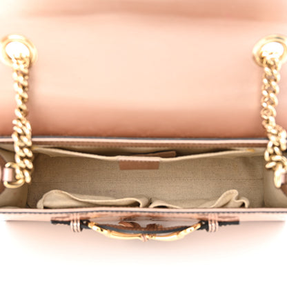 Gucci Shine Guccissima Medium Emily Chain Shoulder Bag Dark Cipria 5 of 17