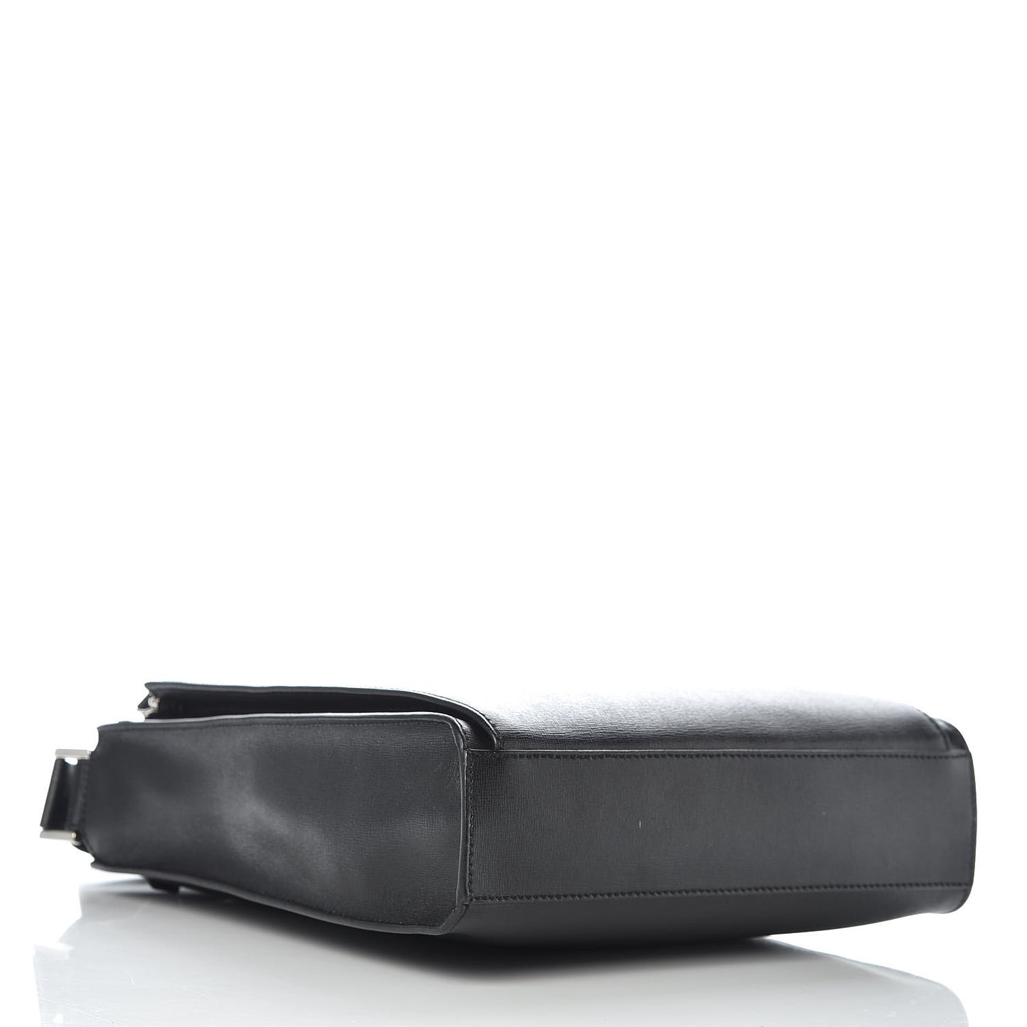 Vitello Elite Flamingo Messenger Bag Black