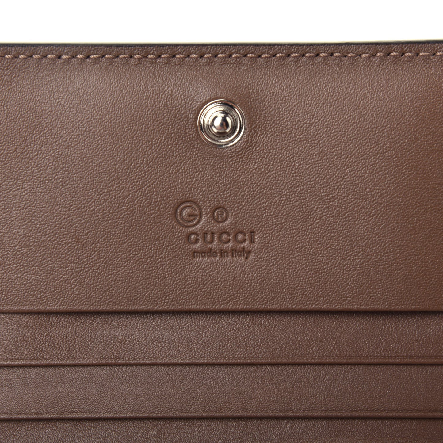 Microguccissima Card Case Wallet Acero