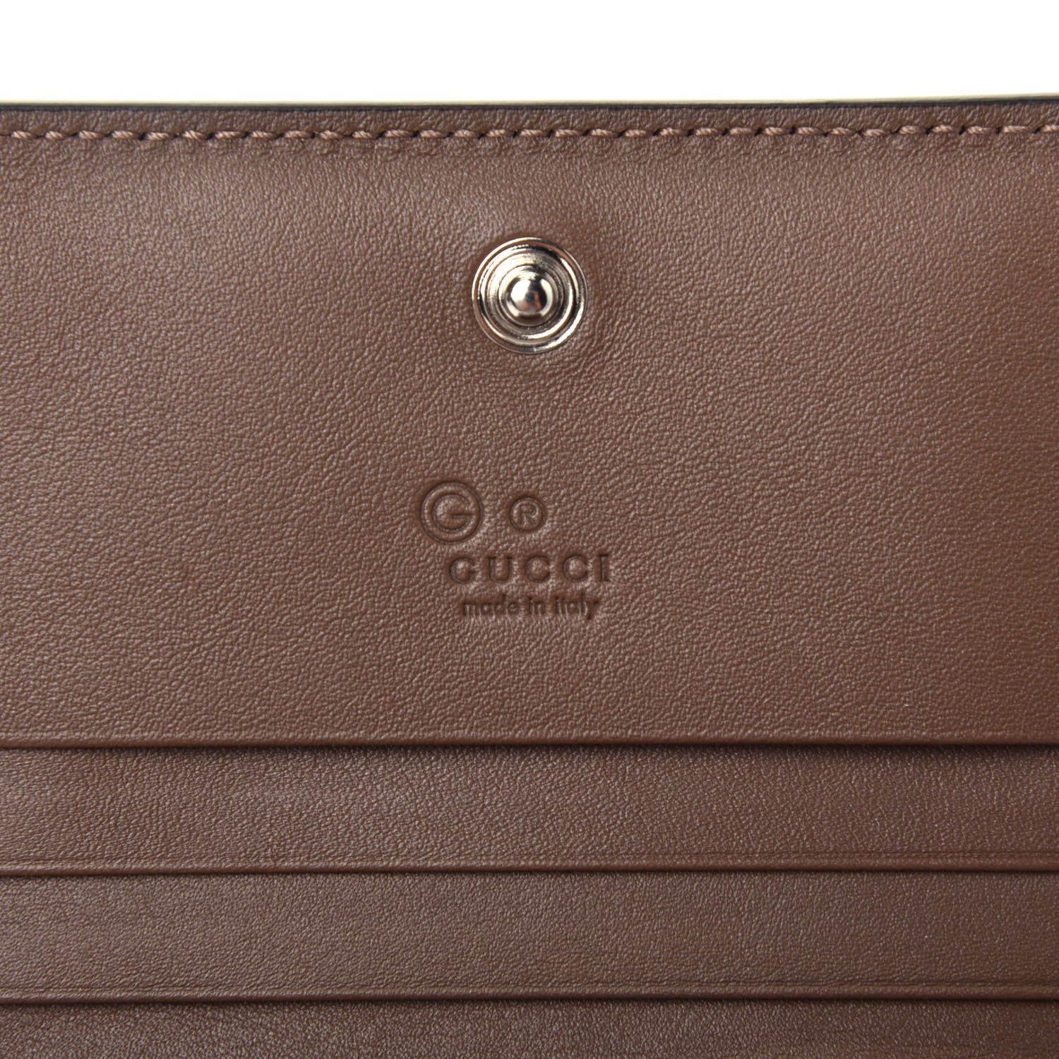 Gucci Microguccissima Card Case Wallet Acero 6 of 8