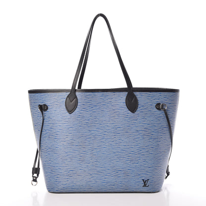 Louis Vuitton Epi Neverfull MM Denim Light 3 of 12