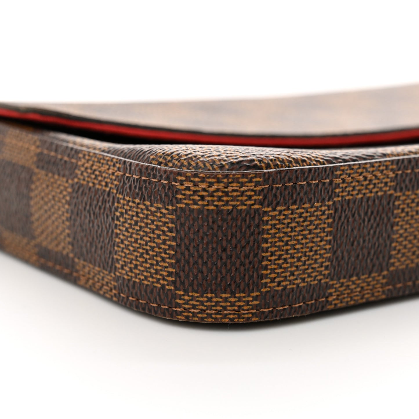 Damier Ebene Pochette Felicie Chain Wallet