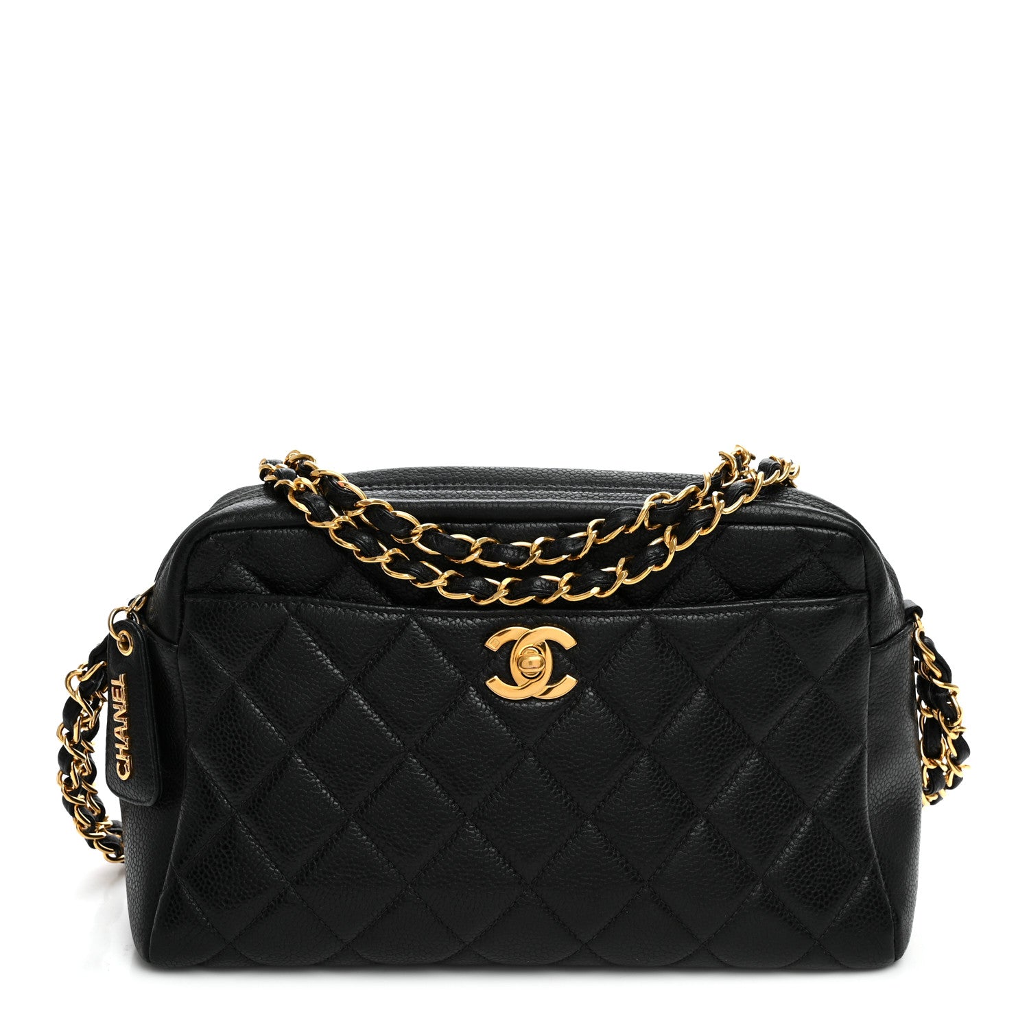 Chanel Caviar Quilted Camera Case Black 1 of 10