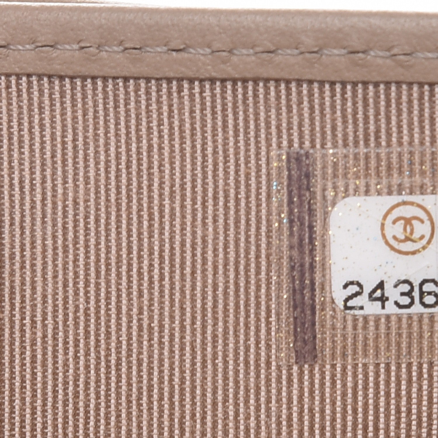 Chanel Metallic Aged Calfskin Quilted Small Reissue Wallet Gold 8 of 8