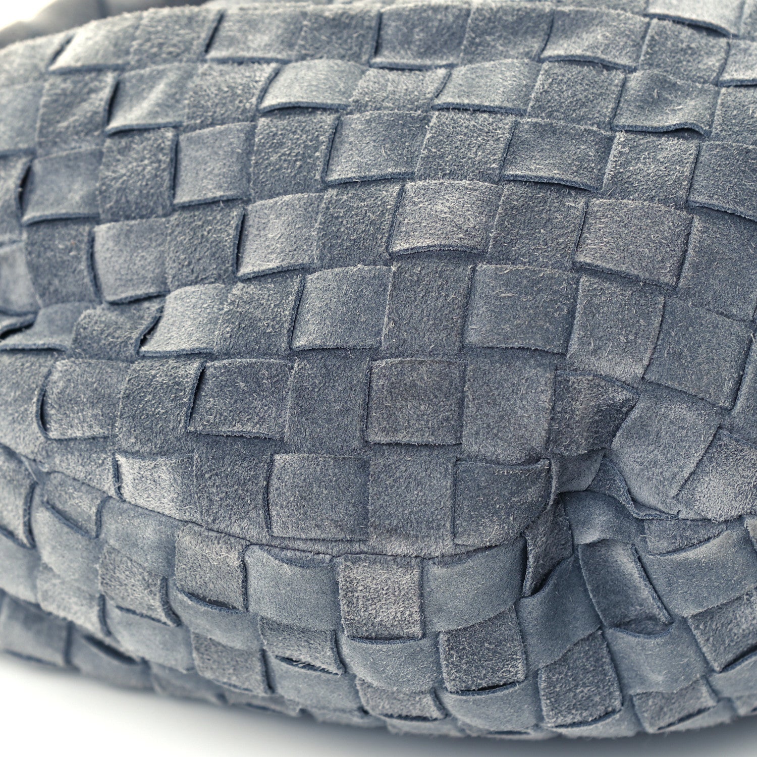 Bottega Veneta Suede Calfskin Intrecciato Teen Jodie Hobo Thunder 9 of 10