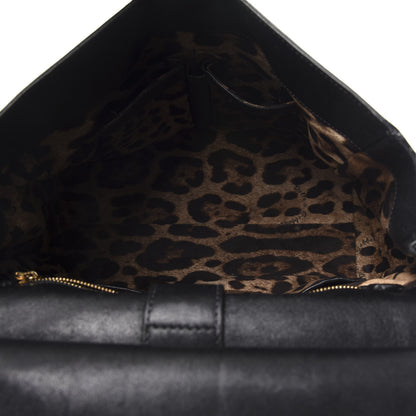 Dolce & Gabbana Patent Large Miss Sicily Satchel Black 7 of 17