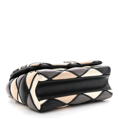 Louis Vuitton Lambskin Malletage GO-14 PM Beige Black 5 of 16