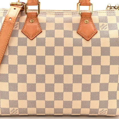 Louis Vuitton Damier Azur Speedy Bandouliere 25 8 of 10