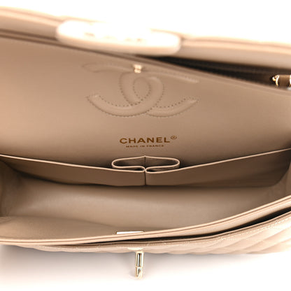 Chanel Caviar Quilted Medium Double Flap Beige 4 of 10