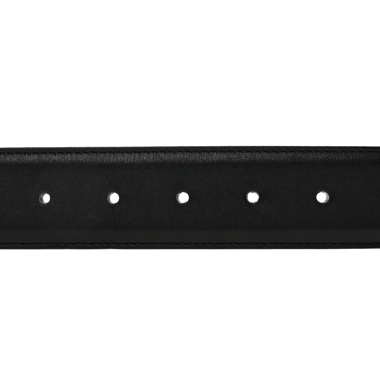 Calfskin Interlocking G Belt 90 36 Black 75/30 Black