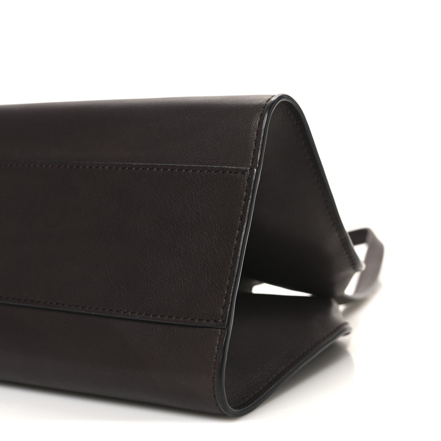 The Row Smooth Calfskin Peggy Bag Chestnut 8 of 10