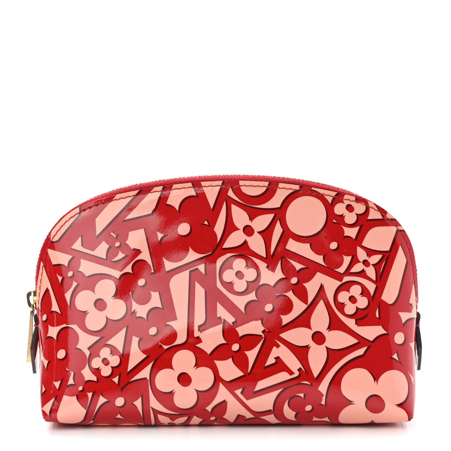 Louis Vuitton Patent Sweet Monogram Cosmetic Pouch Pomme D’Amour 1 of 7