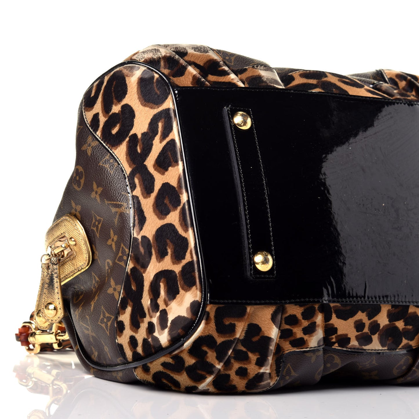 Monogram Leopard Stephen Bag