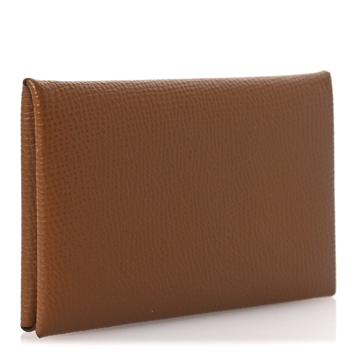 Hermes Epsom Calvi Card Case Gold 3 of 10