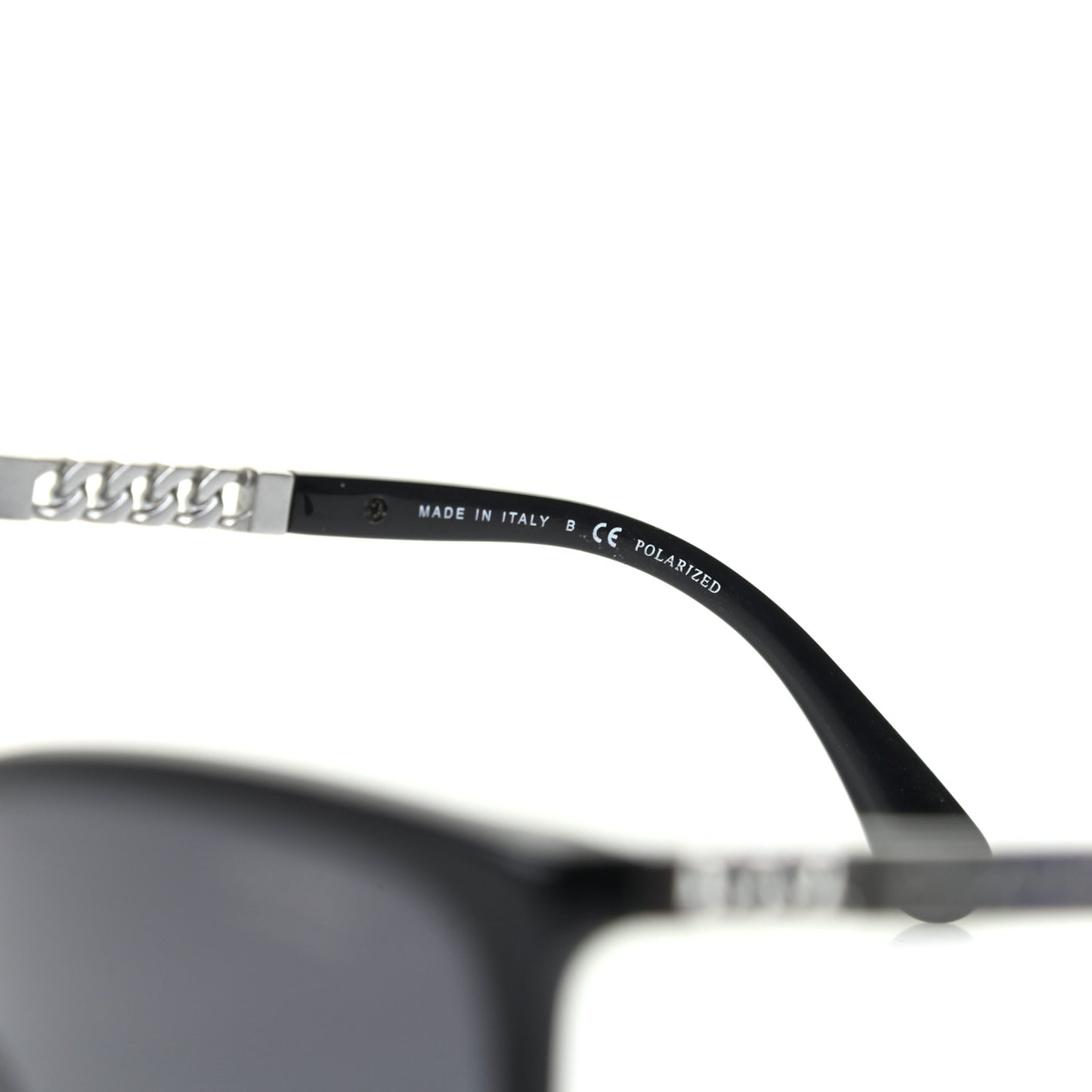 Cat Eye Chain Polarized Sunglasses 5352-Q Black
