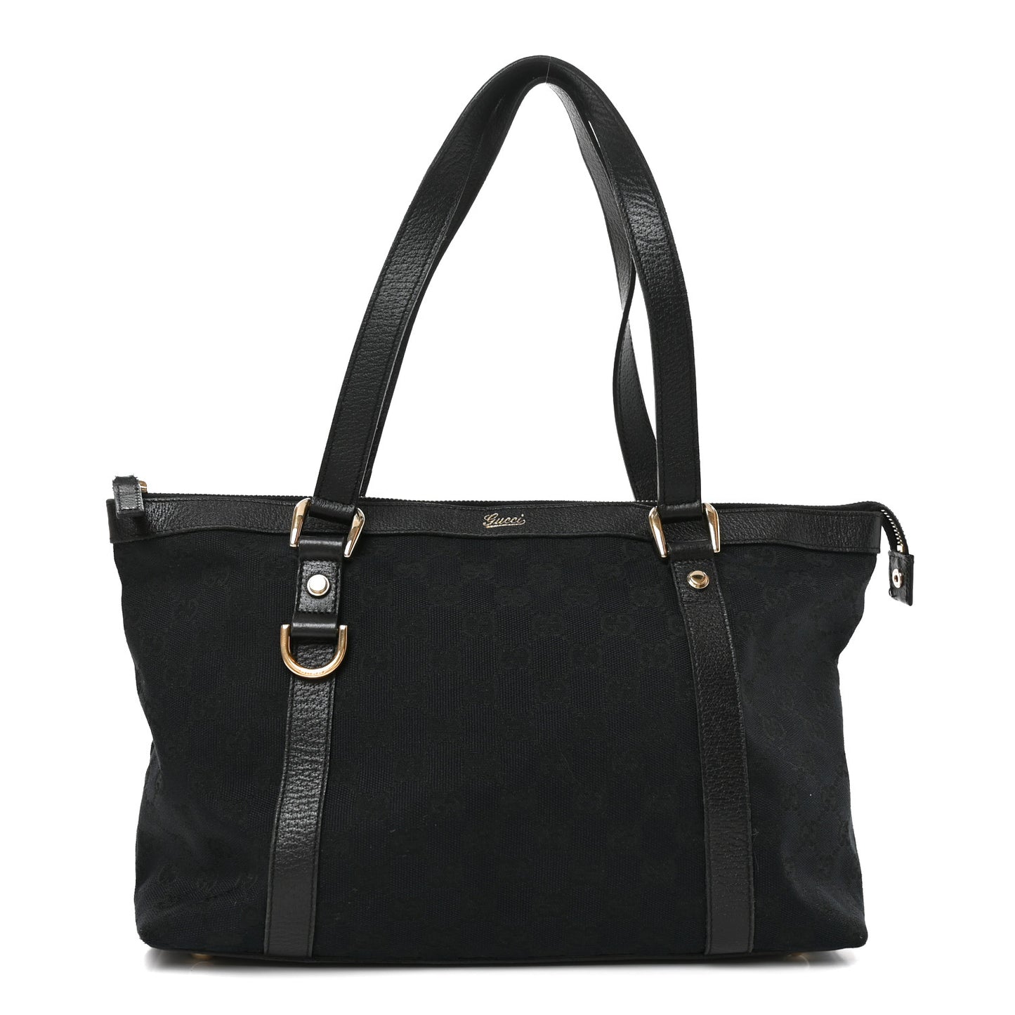 Monogram Medium Abbey Tote Black
