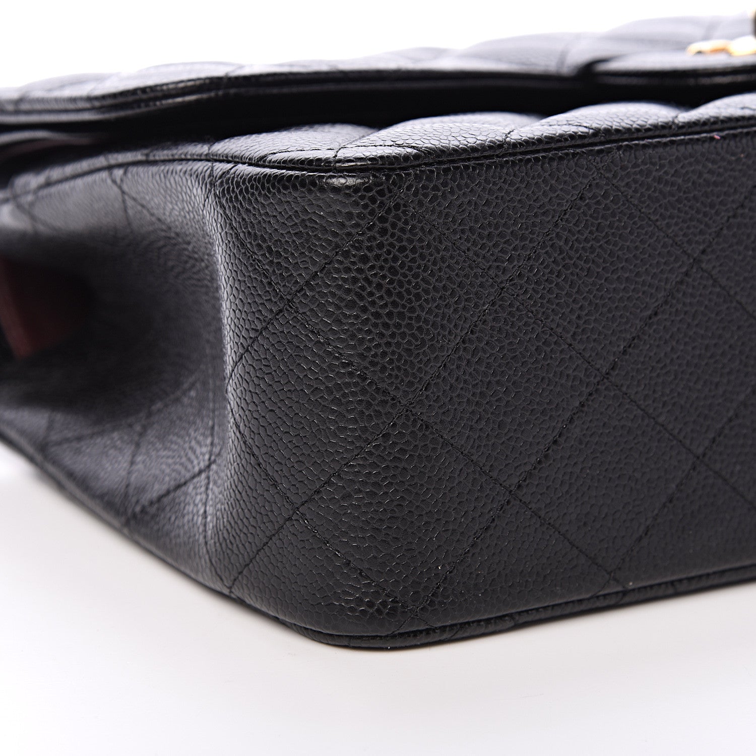 Chanel Caviar Quilted Jumbo Double Flap Black 8 of 10