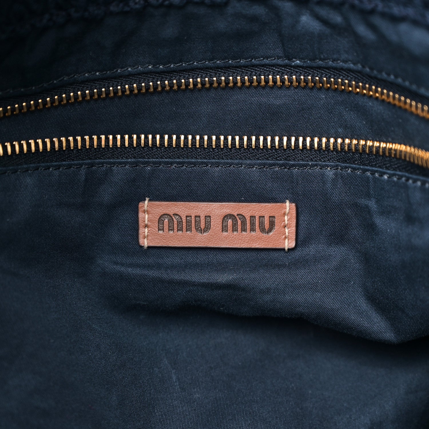 Miu Miu Raffia Effect Crochet Large Woven Tote Natural Blue 6 of 9