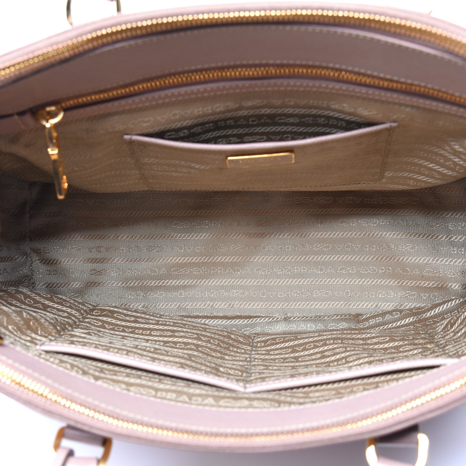 Prada Saffiano Medium Galleria Double Zip Tote Cammeo 5 of 8