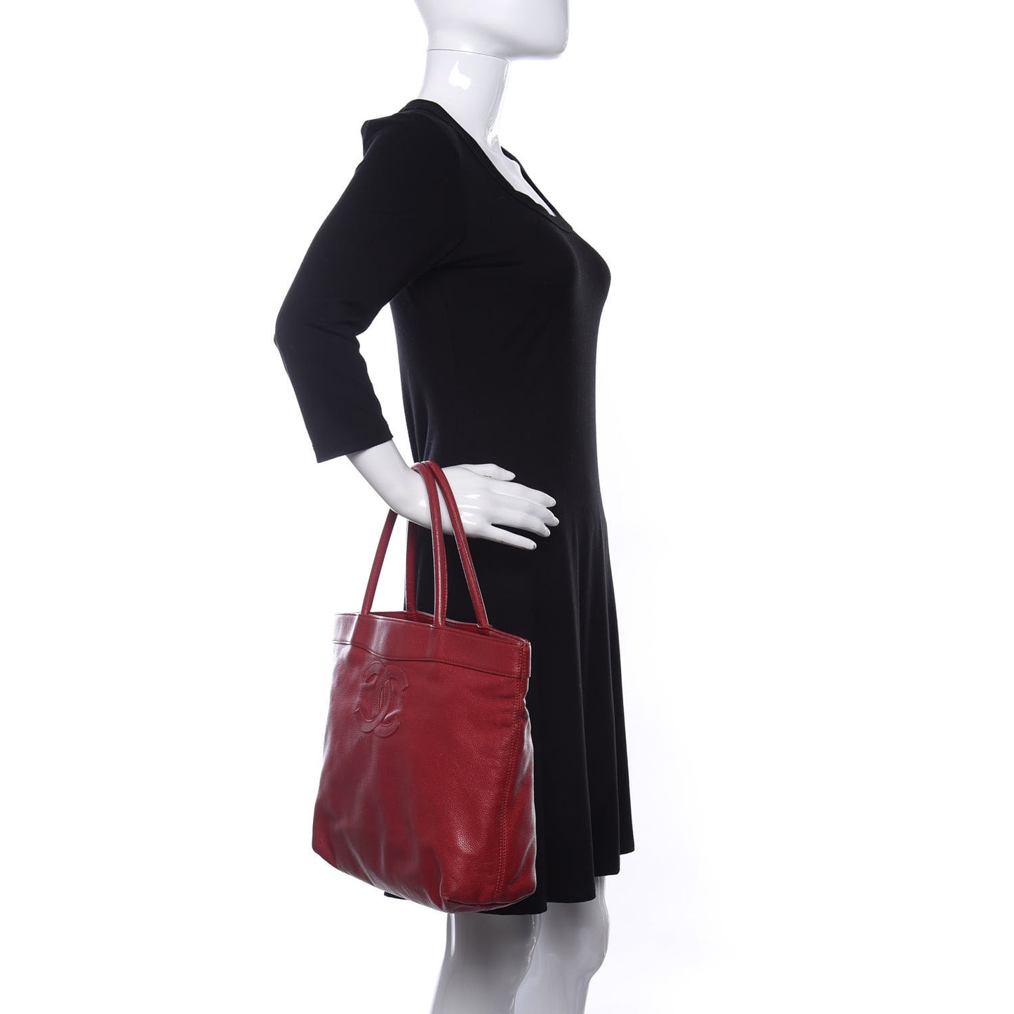 Caviar CC Tote Red