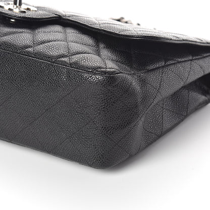 Chanel Caviar Quilted Jumbo Single Flap Black 10 of 10