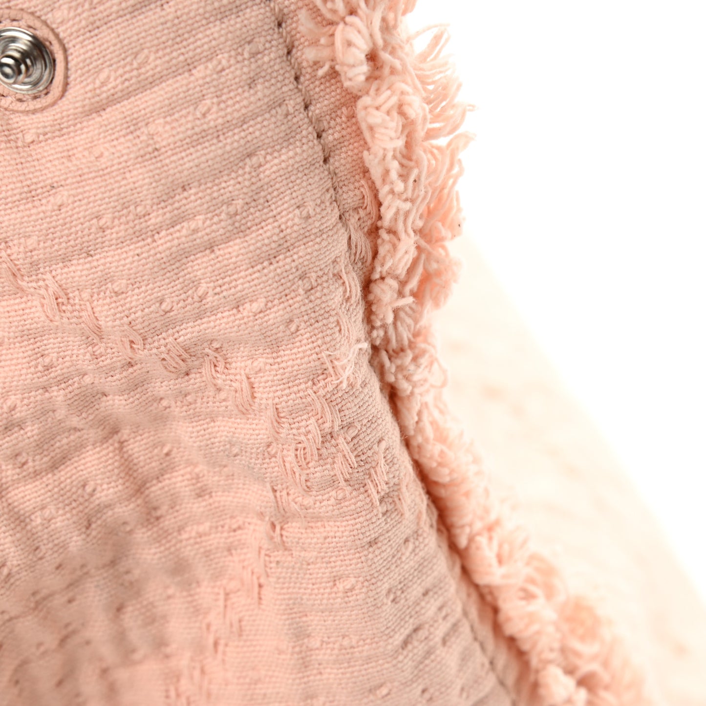 Canvas Extra Large Double Face Shopping Tote Light Pink