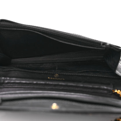 Chanel Patent Timeless CC Wallet On Chain WOC Black 5 of 16