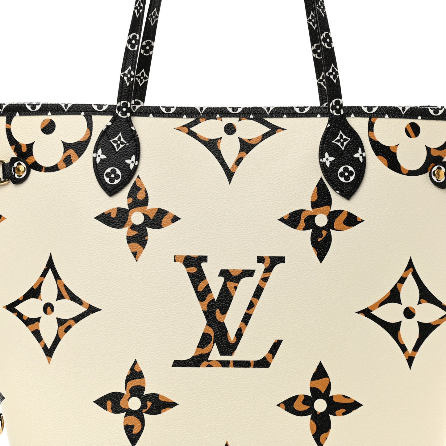 Monogram Giant Jungle Neverfull MM Ivory