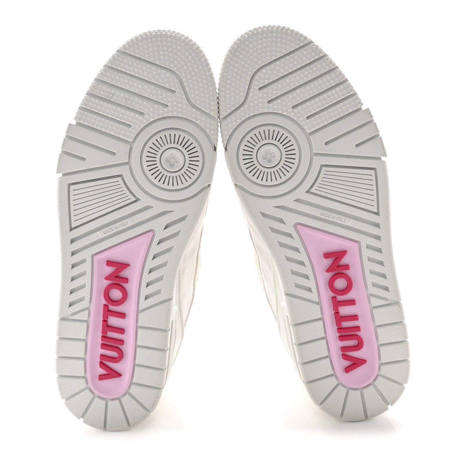 Louis Vuitton LV X TM Embossed Monogram Cherry Blossom LV Trainer Sneakers 41 White 6 of 10