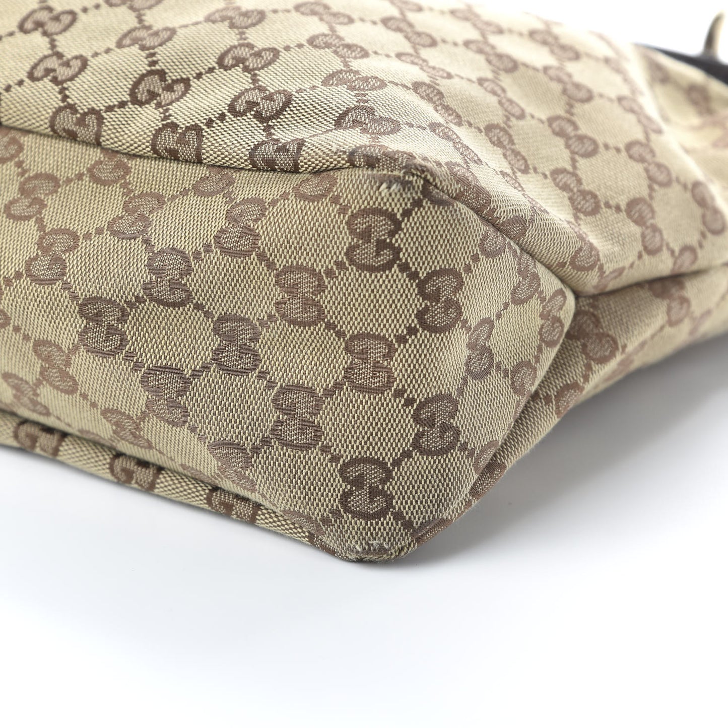Monogram Medium Horsebit Chain Hobo Dark Brown