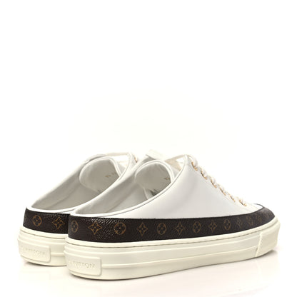 Louis Vuitton Monogram Womens Stellar Open Back Sneakers 39 White 4 of 9