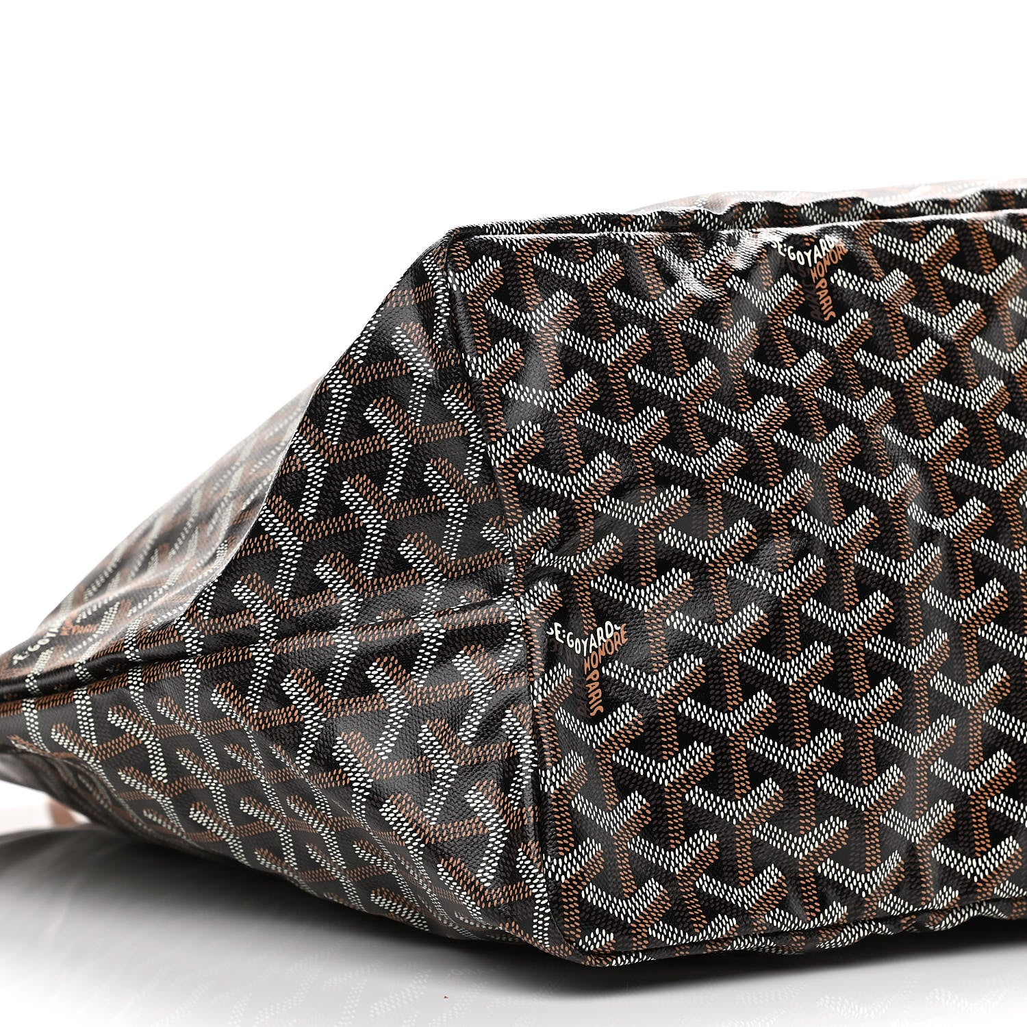Goyard Goyardine Saint Louis GM Black Gold 9 of 10