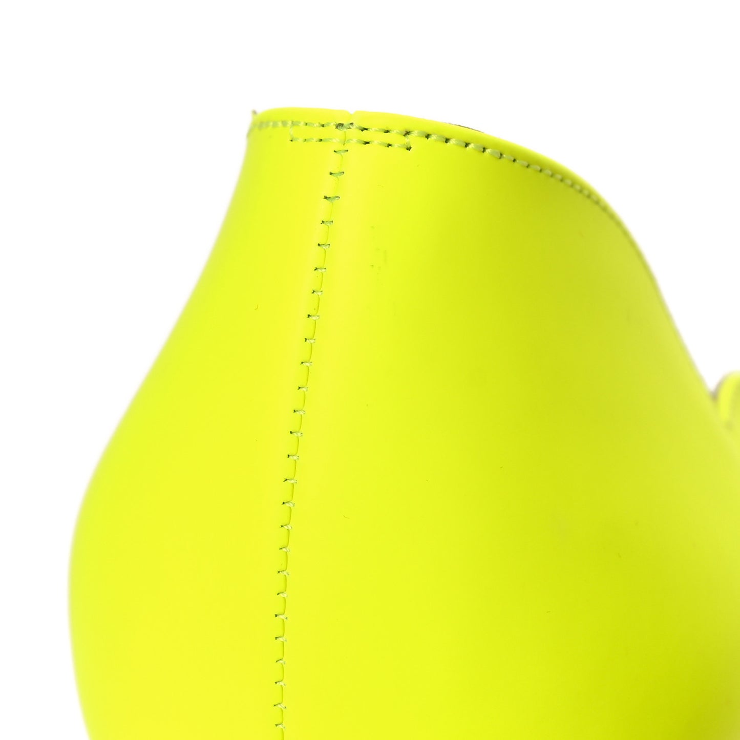 Calfskin Hot Chick 100 Pumps 35.5 Fluo Yellow