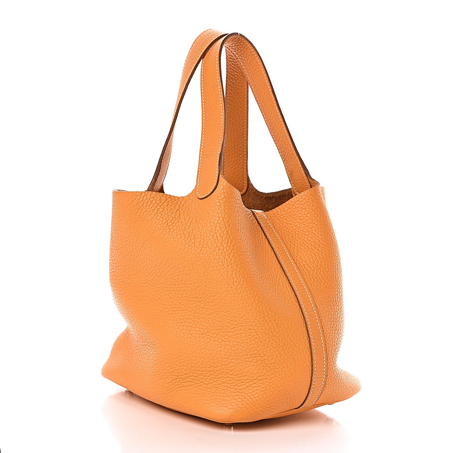 Hermes Taurillon Clemence Picotin Lock 22 MM Moutarde 3 of 13