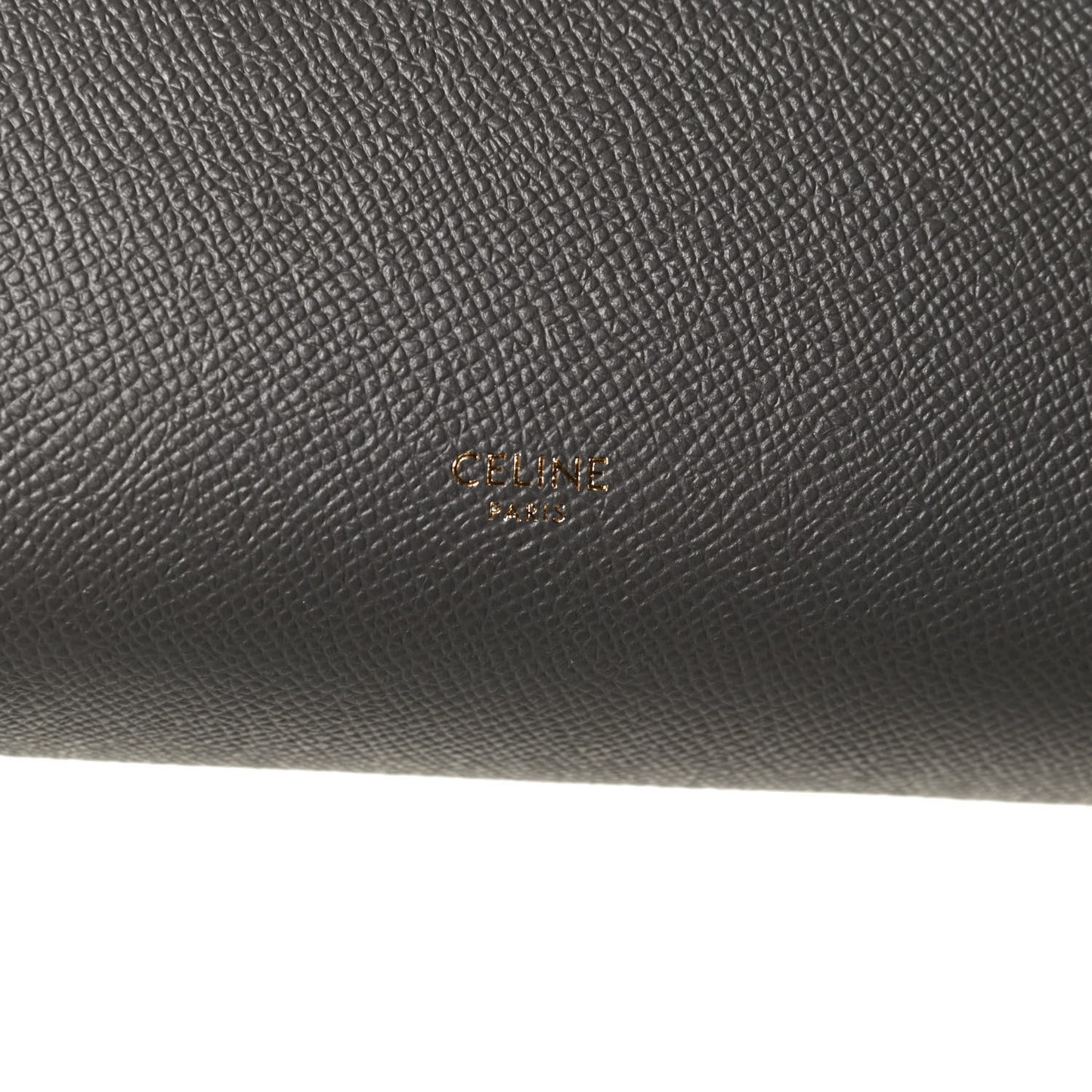 Grained Calfskin Micro Belt Bag Grey